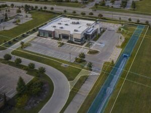 ALTA Survey review of a commercial property with multiple easements in Frisco Texas