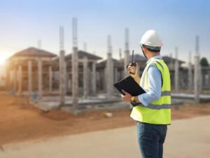ALTA land survey review at a commercial development site in Frisco, Texas.